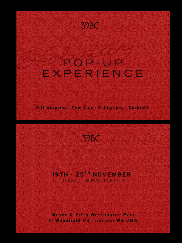 39BC's Holiday Pop-Up Experience